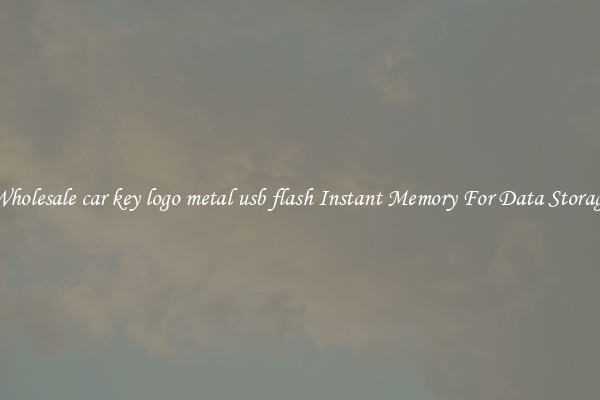 Wholesale car key logo metal usb flash Instant Memory For Data Storage