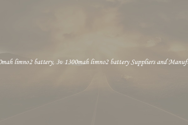 3v 1300mah limno2 battery, 3v 1300mah limno2 battery Suppliers and Manufacturers