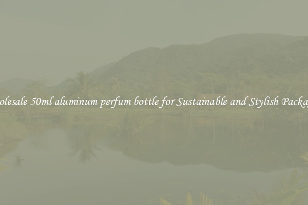 Wholesale 50ml aluminum perfum bottle for Sustainable and Stylish Packaging