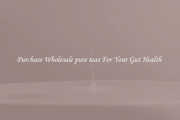 Purchase Wholesale pure teas For Your Gut Health 