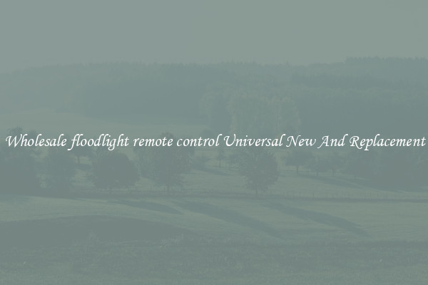 Wholesale floodlight remote control Universal New And Replacement