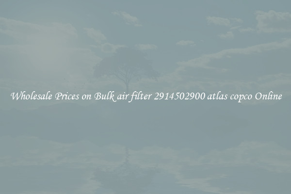 Wholesale Prices on Bulk air filter 2914502900 atlas copco Online